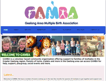 Tablet Screenshot of gamba.amba.org.au