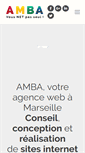 Mobile Screenshot of amba.fr